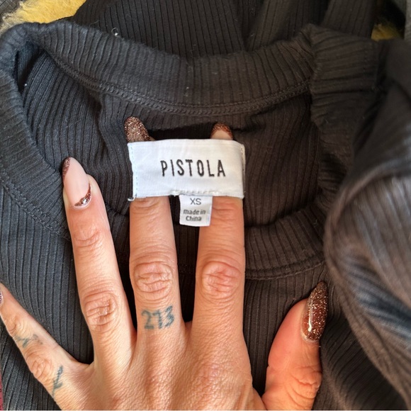 PISTOLA BAILEY LONG SLEEVE CREW NECK BODYSUIT - Picture 13 of 13
